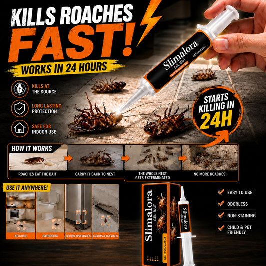 💥2026 Upgraded Formula Professional Cockroach Gel Bait – Eliminates Entire Nest