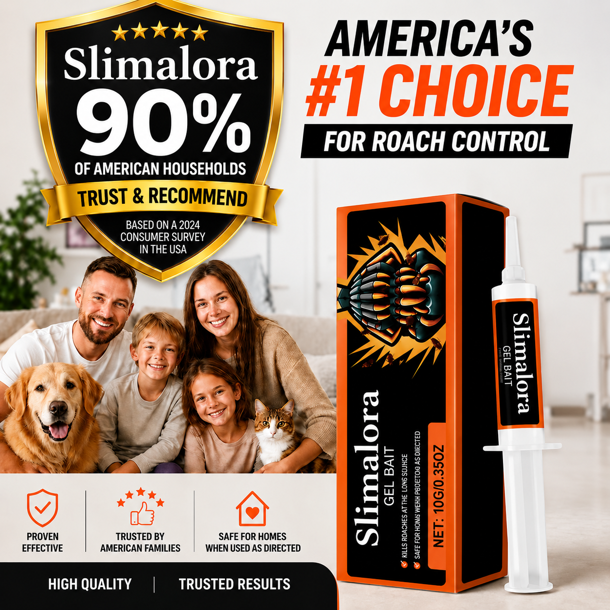 💥2026 Upgraded Formula Professional Cockroach Gel Bait – Eliminates Entire Nest